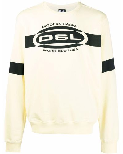 DIESEL Modern Basic スウェットシャツ - イエロー