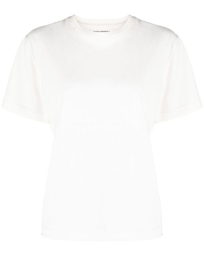 Extreme Cashmere Short-sleeve Cotton-blend T-shirt - White