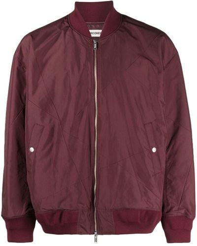 Undercover Panelled Bomber Jacket - Purple