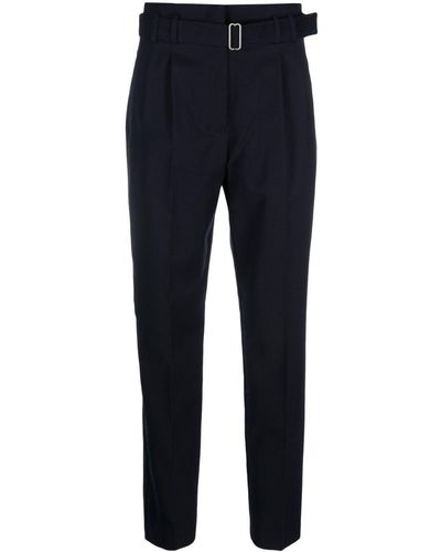 A.P.C. Anthea Belted Tailored Pants - Blue