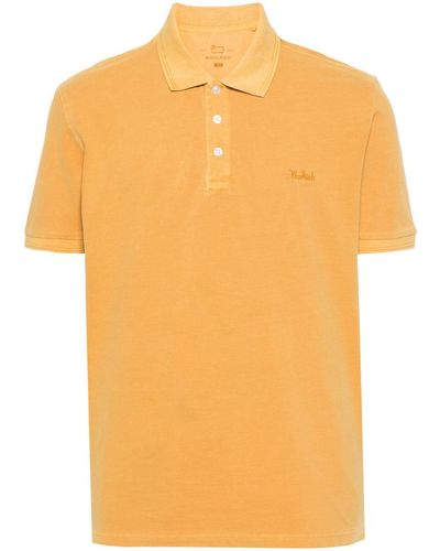 Woolrich Logo-embroidered Polo Shirt - Orange