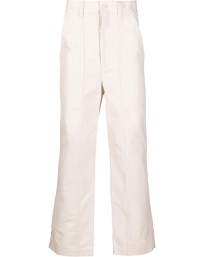Isabel Marant High-waist Wide-leg Pants - Natural