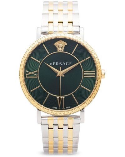 Versace Reloj V-Eternal de 40mm - Azul