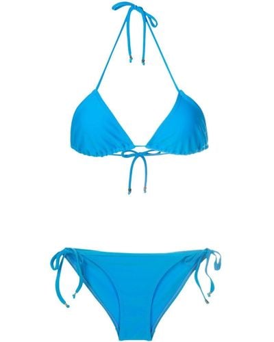 Amir Slama Triangel Bikini - Blauw