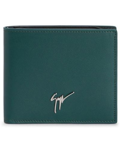 Giuseppe Zanotti Albert Leather Wallet - Green