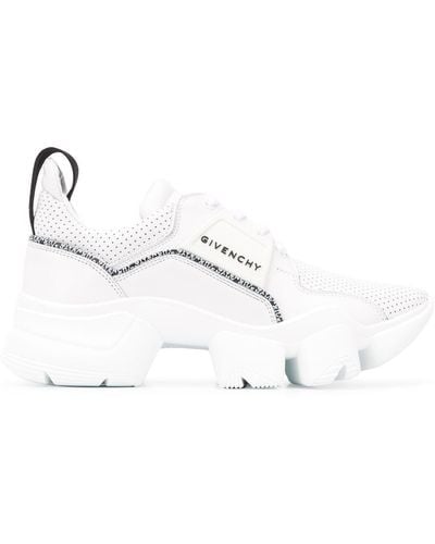 Givenchy Jaw Low Leather Trainer - White