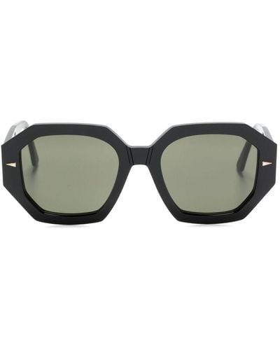 Ahlem Rennes Geometric-frame Sunglasses - Black