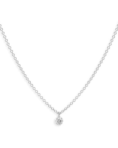 The Alkemistry 18kt White Gold Diamond Chain Necklace - Natural