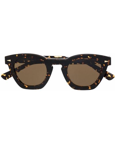 Ahlem Tortoiseshell-effect Square-frame Sunglasses - Brown