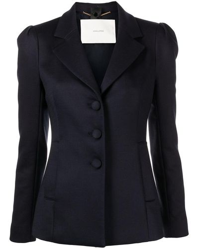 Adam Lippes Double-face Wool Single-breasted Blazer - Blue