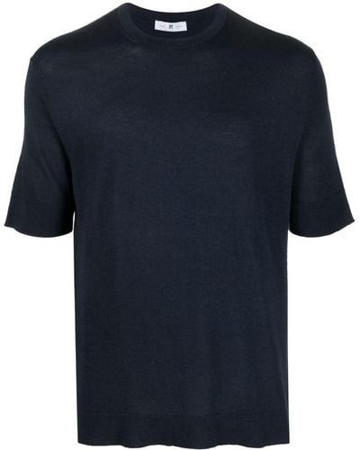 PT Torino T-shirt en coton à col rond - Bleu