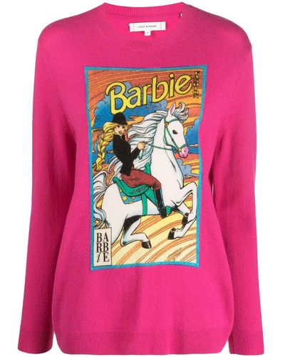 Chinti & Parker Jersey Equestrian Barbie - Rosa