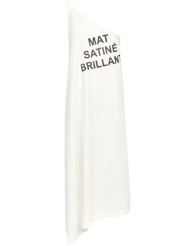 MM6 by Maison Martin Margiela T-Shirt mit Slogan-Print - Weiß