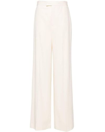 Ralph Lauren Collection Tailored Palazzo Trousers - White