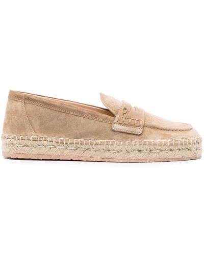 Gianvito Rossi Loafer-style Espadrilles - Natural