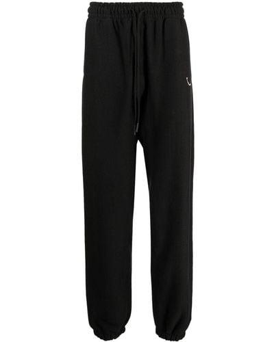 READYMADE Logo-embroidered Cotton Track Pants - Black