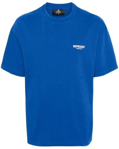 Represent Katoenen T-shirt - Blauw