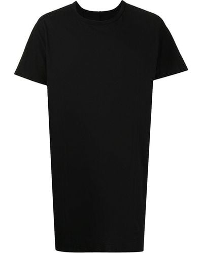 Boris Bidjan Saberi Raw-cut Hem Cotton T-shirt - Black