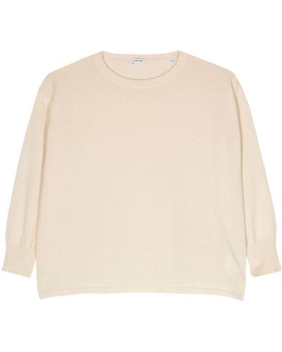Aspesi Fine-knit Cotton Sweater - Natural