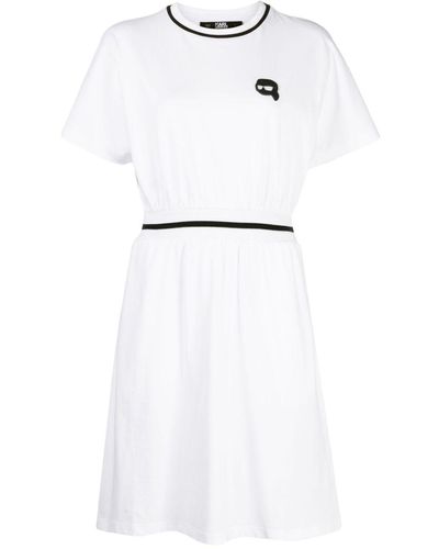 Karl Lagerfeld Karl-print T-shirt Dress - White