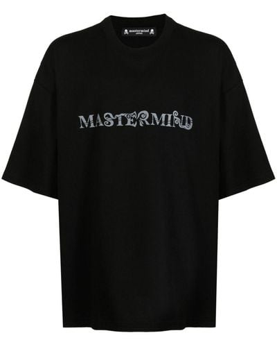 Mastermind Japan Camiseta con logo estampado - Negro