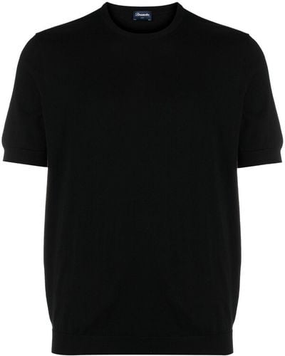 Drumohr コットン Tシャツ - ブラック