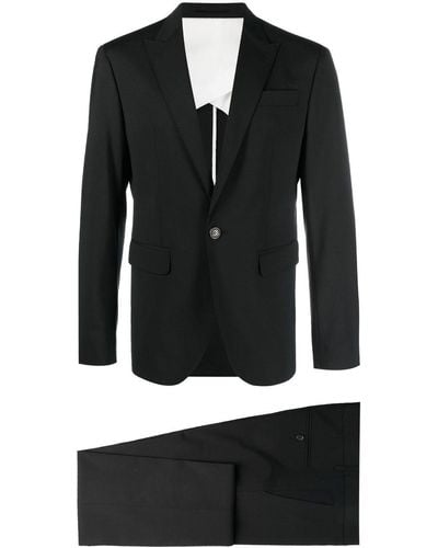 DSquared² Single-breasted Wool-blend Suit - Black