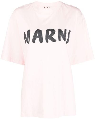 Marni ロゴ Tシャツ - ピンク