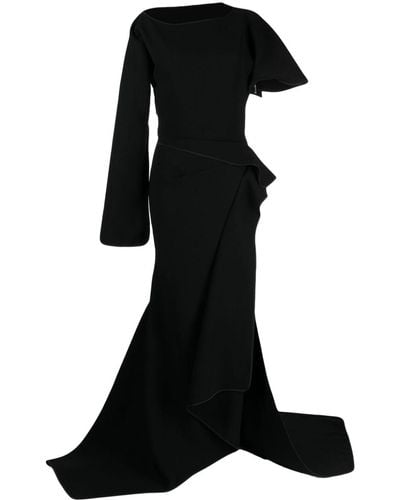 Maticevski ドレープ イブニングドレス - ブラック