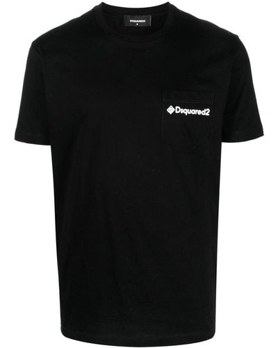 DSquared² ディースクエアード ロゴ Tシャツ - ブラック