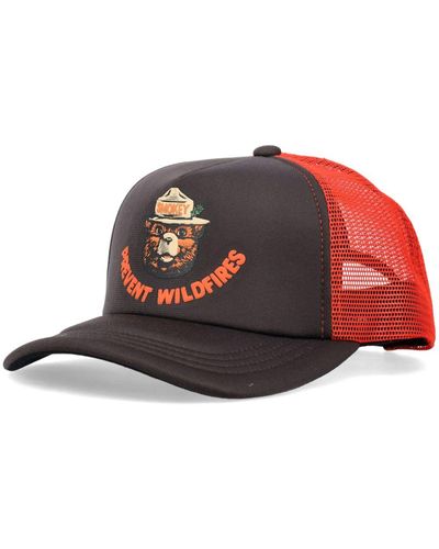 Filson Smokey Bear Baseball Cap - Red