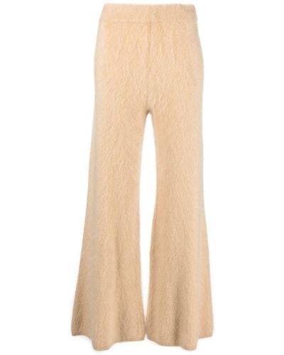 Lisa Yang The Ellery Cashmere Flared Trousers - Natural