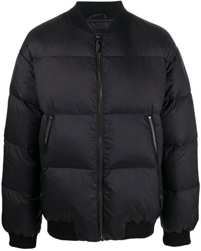 CoSTUME NATIONAL Zip-up Padded Down Jacket - Black