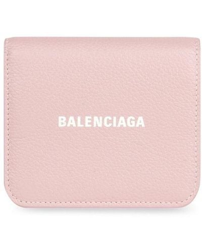 Balenciaga Cash Flap Kartenetui - Pink