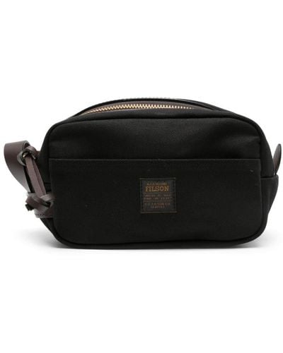 Filson Zip-fastening Cotton Travel Bag - Black