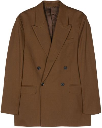 Cmmn Swdn Vigar Double-breasted Blazer - Brown