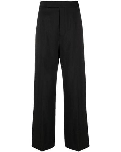 Vivienne Westwood Pantalones rectos de talle alto - Negro