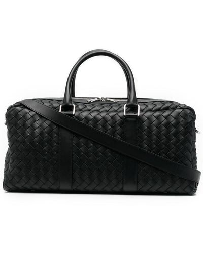 Bottega Veneta Intrecciato-design Leather Hodall - Black