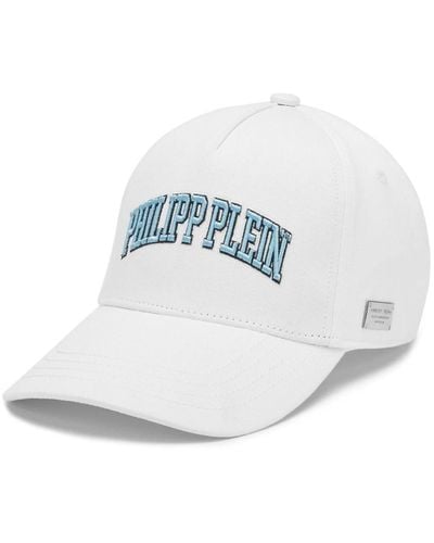 Philipp Plein Cappello da baseball con ricamo - Bianco