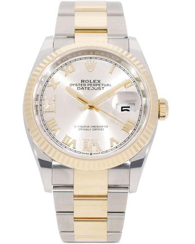 Rolex Ongedragen Datejust Horloge - Wit