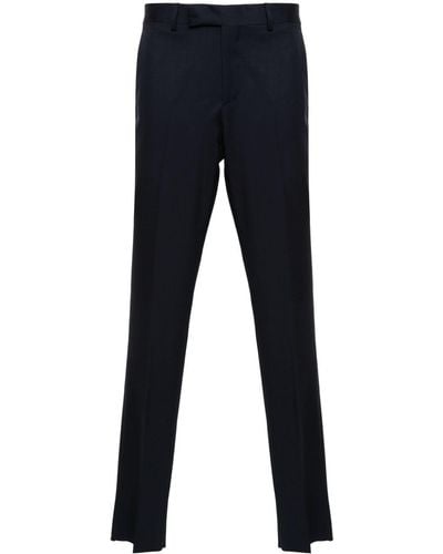 Lardini Wool Tailored Pants - Blue