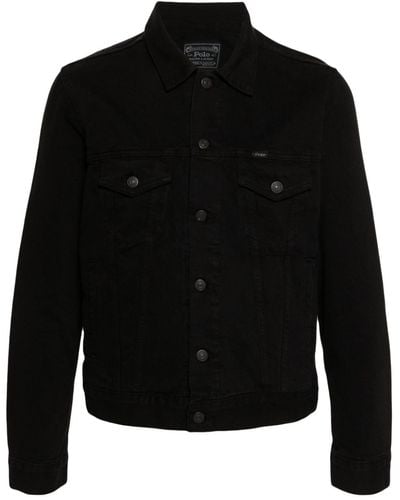 Polo Ralph Lauren Logo-tag Denim Jacket - Black