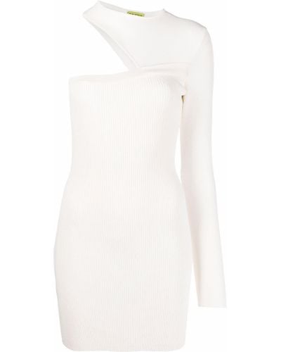 GAUGE81 One-shoulder Fitted Dress - White