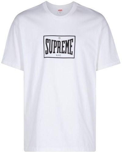 Supreme Camiseta Warm Up White - Blanco