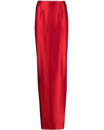 Cristina Savulescu Venus Ruched-detail Skirt - Red