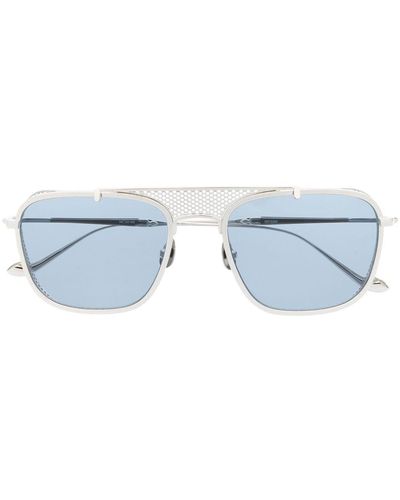 Matsuda Square-frame Tinted Sunglasses - Blue