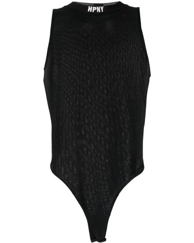 Heron Preston Logo-print Bodysuit - Black