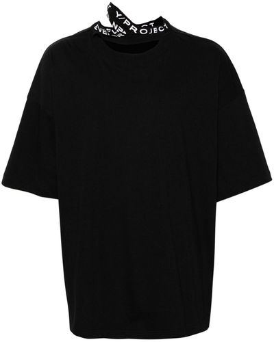 Y. Project T-shirt Evergreen Triple Collar - Nero