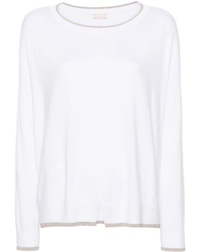 Liu Jo Glitter Detail Shirt - White