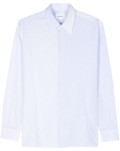 Soulland Perry Hemd aus Bio-Baumwolle - Weiß